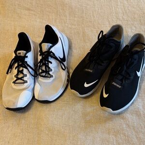 Nike Dual-Tone Sneakers in Black and White